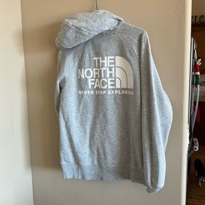 The North Face grey hoodie